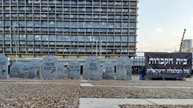 בית קברות לעסקים, צילום: המרכזים לצדק חברתי